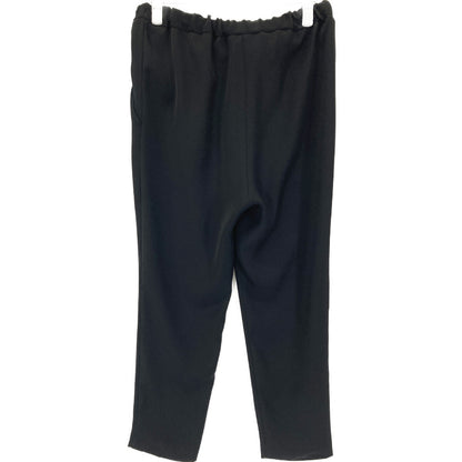20-030-520-0000 Black Polyester Drawstring Tapered Easy Pants Bottoms 38 Women's