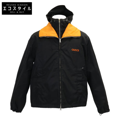 GUCCI New with Tags Domestic Regular 25SS 804964 ZAQ7F Patch Logo Nylon Twill Jacket