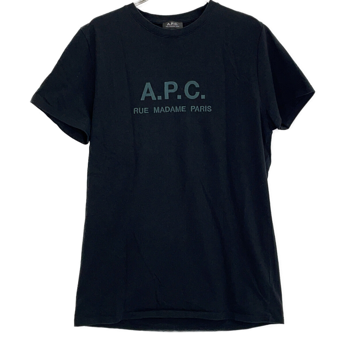 A.P.C. FREAK'S STORE Exclusive 24233-1-96751 Black Big Silhouette RUE MADAME TEE Top