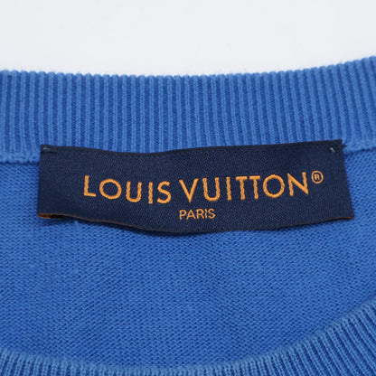 【Domestic Official/24SS】RM241MQ Z34 HQN40W Cotton Sleeve Monogram Knit Sweater/ Top M Men's