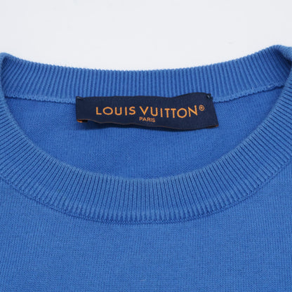 【Domestic Official/24SS】RM241MQ Z34 HQN40W Cotton Sleeve Monogram Knit Sweater/ Top M Men's