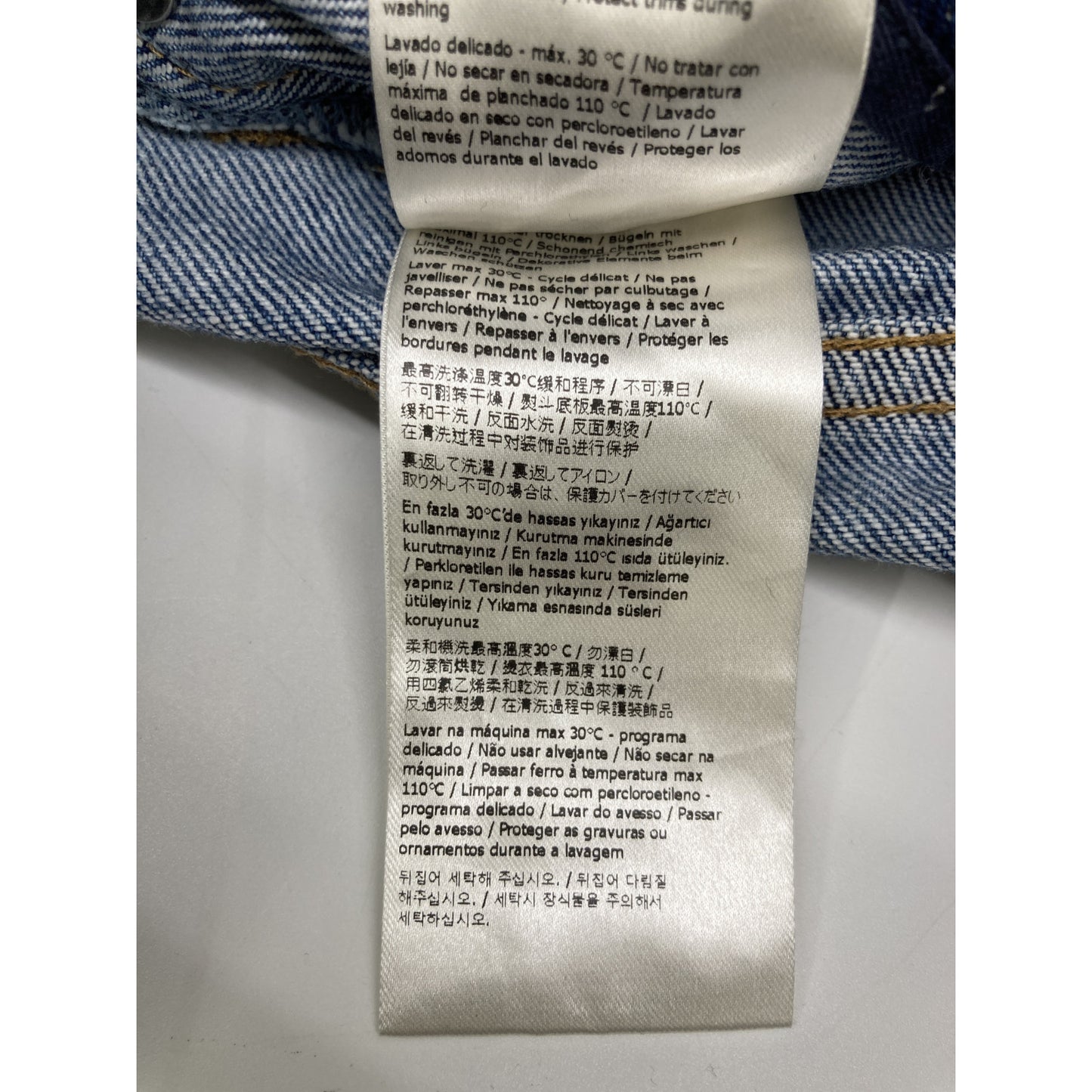 FENDI フェンディ 24年製 FLP358 AS02 ブルー コットン FFメタルプレート ジップフライデニムハーフパンツ ボトムス