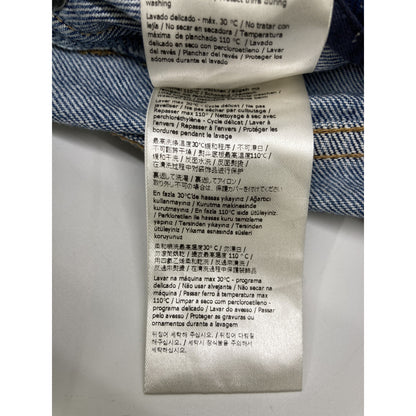 FENDI フェンディ 24年製 FLP358 AS02 ブルー コットン FFメタルプレート ジップフライデニムハーフパンツ ボトムス