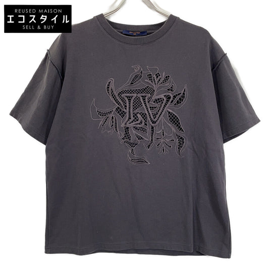 LOUIS VUITTON ルイヴィトン RM201 TCE HIY88W 20SS チャコール LVヴェジェトゥルレースエンブロイダリーTシャツ トップス