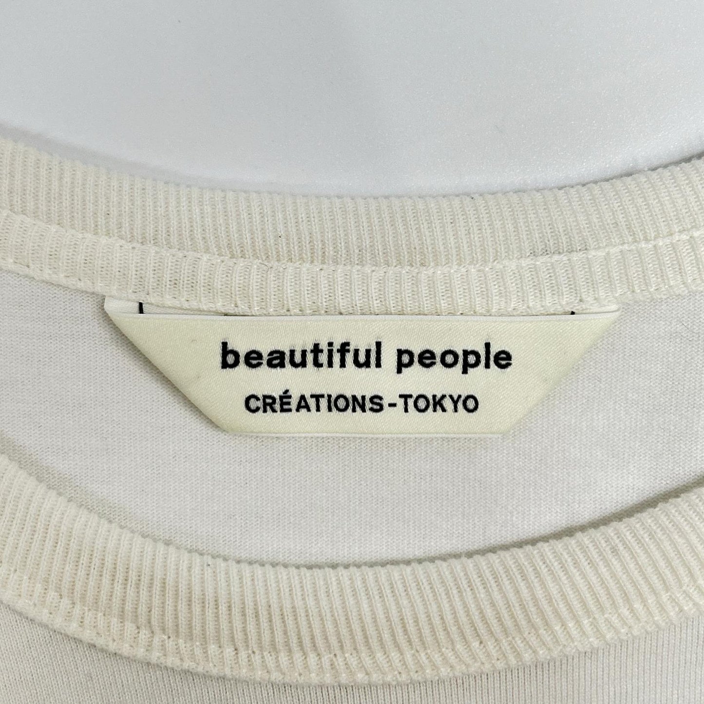 beautifulpeople ビューティフルピープル 1345310413 ホワイト ジェリーフィッシュエンブロイダリーTシャツ トップス