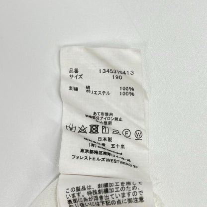 beautifulpeople ビューティフルピープル 1345310413 ホワイト ジェリーフィッシュエンブロイダリーTシャツ トップス