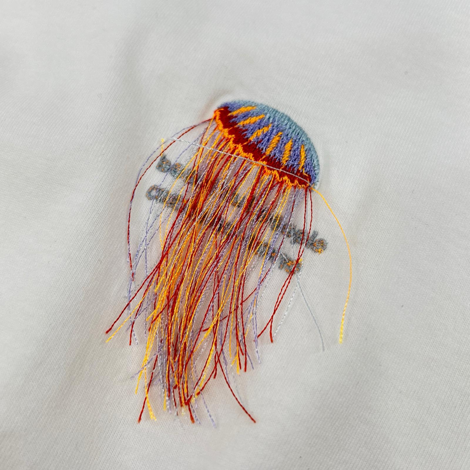 beautifulpeople ビューティフルピープル 1345310413 ホワイト ジェリーフィッシュエンブロイダリーTシャツ トップス