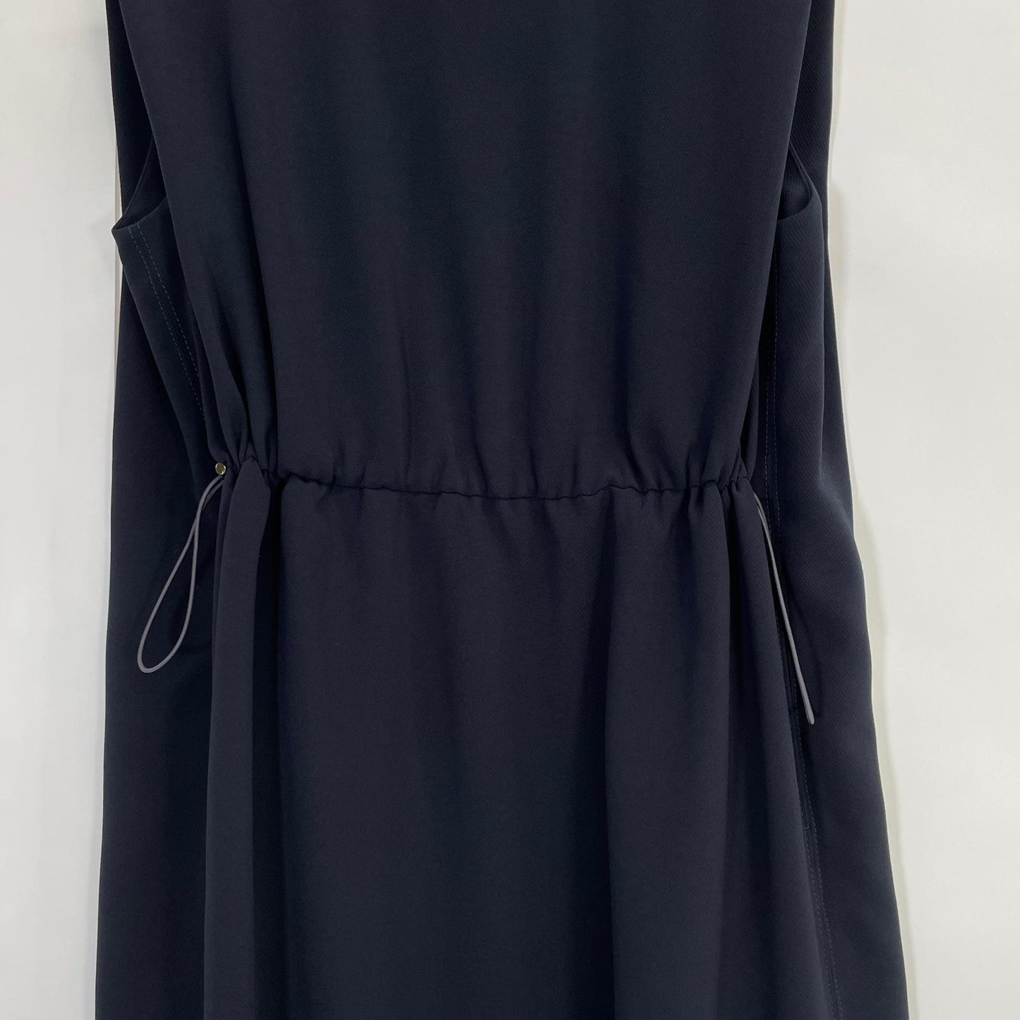 UNITED ARROWS ユナイテッドアローズ 24年春夏 1526-199-5227 ネイビー ポリエステル ドローストリング フレンチスリーブワンピース ワンピース