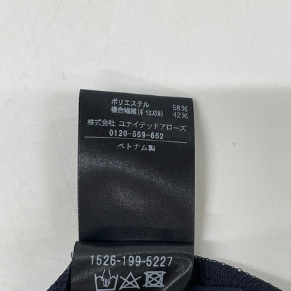UNITED ARROWS ユナイテッドアローズ 24年春夏 1526-199-5227 ネイビー ポリエステル ドローストリング フレンチスリーブワンピース ワンピース