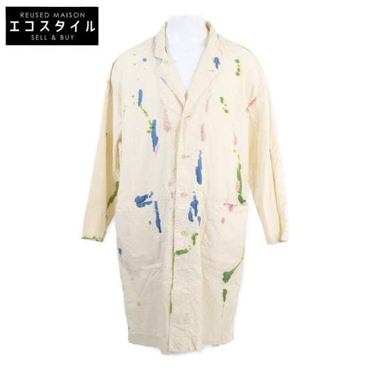 COTTLE CT-010 FERMENTATION LEAF VEIN Allover Print Coat