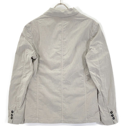 14WCPUZ01437 Beige Cotton Nylon 3B Tailored Jacket Jacket 48 Men's