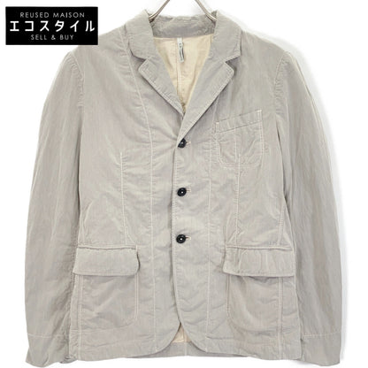 14WCPUZ01437 Beige Cotton Nylon 3B Tailored Jacket Jacket 48 Men's