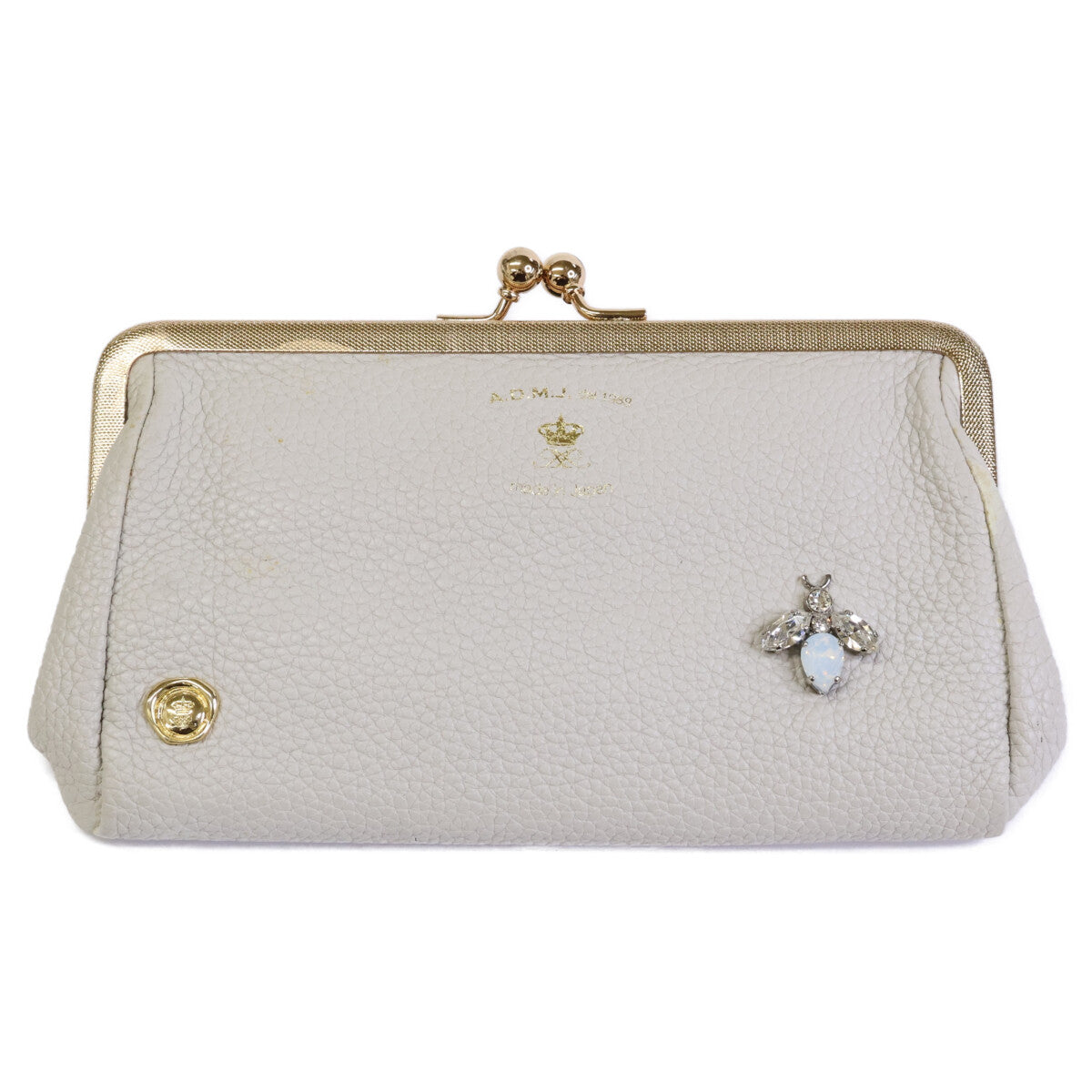 Mozart Swarovski Bee Clasp Coin Purse for Women