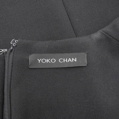 YOKOCHAN YOKOCHAN 喇叭袖开衩连衣裙 茧型连衣裙 女士 黑色 38 YCD-519-436 连衣裙