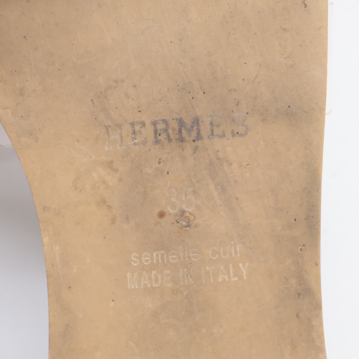 HERMES Santorini H-motif Ankle Strap Flat Sandals/Shoes H182138Z