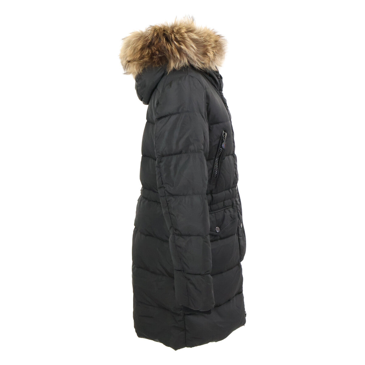 MONCLER モンクレール FRAGON/フラゴン ラクーンファー フーデッドダウンコート コート