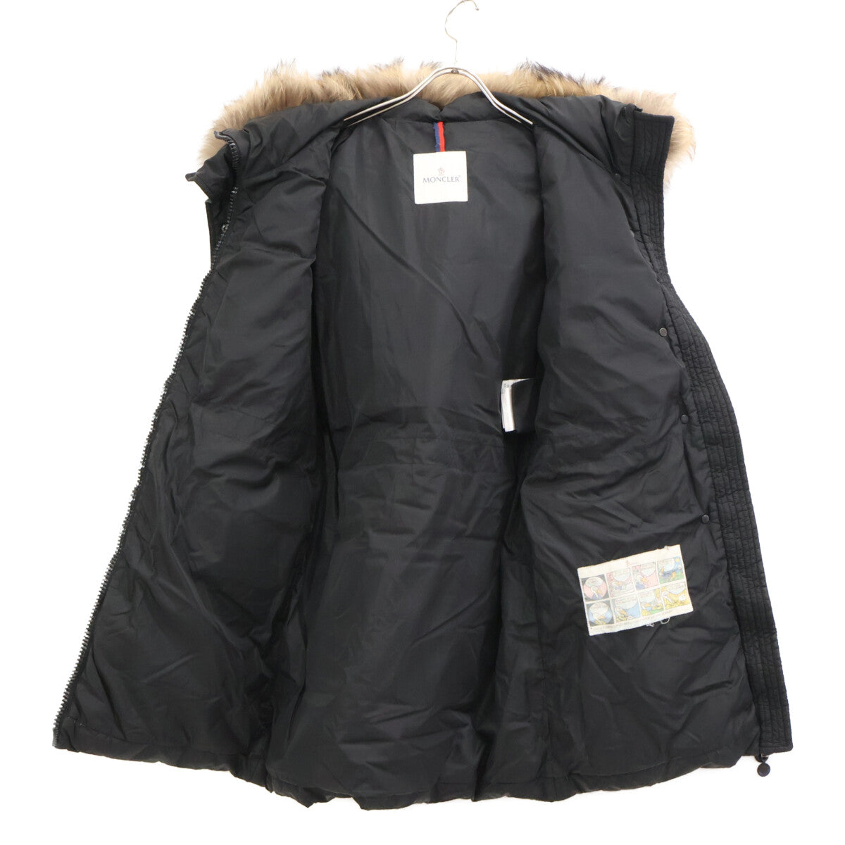 MONCLER モンクレール FRAGON/フラゴン ラクーンファー フーデッドダウンコート コート