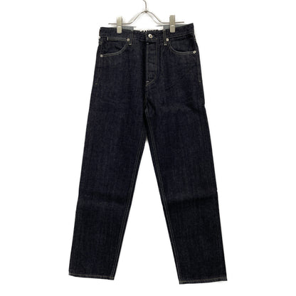 JIL SANDER+ JPPR663102 Indigo Cotton Button Fly Twist Denim Pants Bottoms