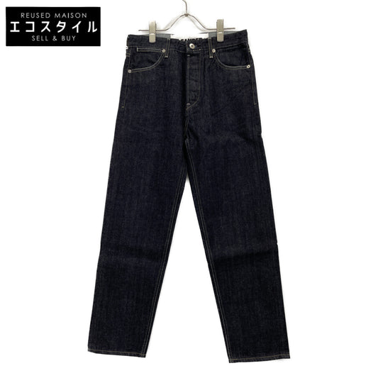 JIL SANDER+ JPPR663102 Indigo Cotton Button Fly Twist Denim Pants Bottoms