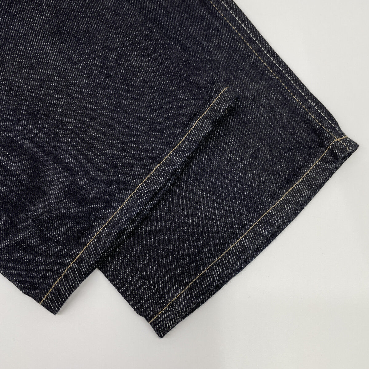 JIL SANDER+ JPPR663102 Indigo Cotton Button Fly Twist Denim Pants Bottoms