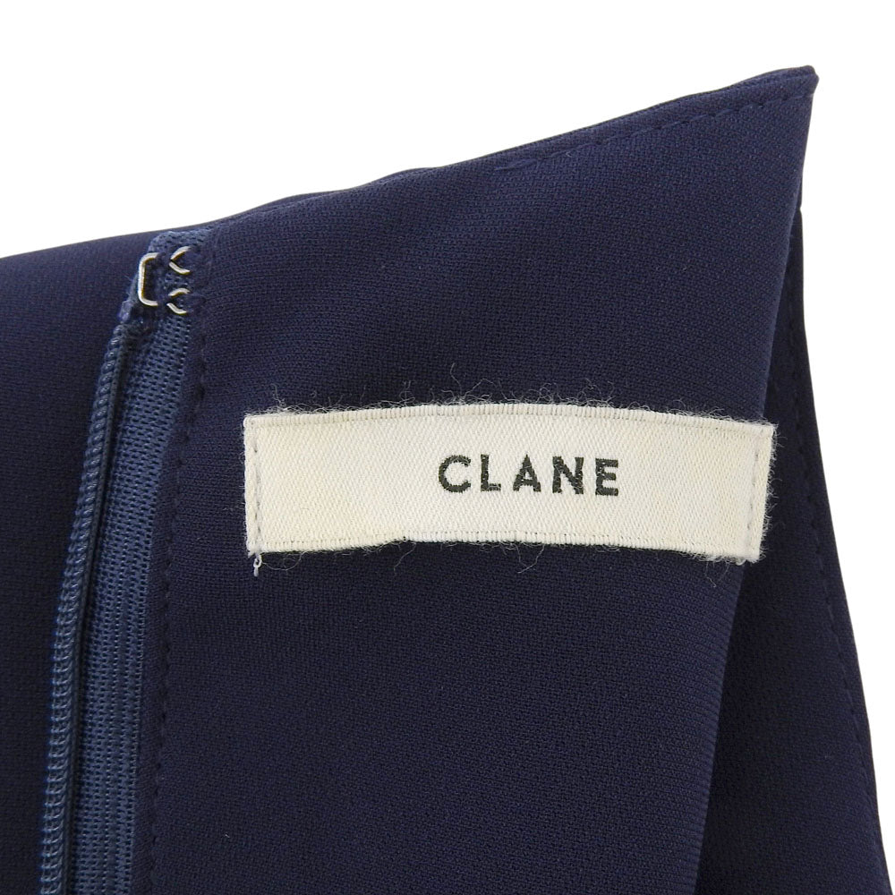 CLANE クラネ ポリエステル ノースリーブレイヤード オールインワン レディース ネイビー 1 12112-2261 オーバーオール オールインワン 1