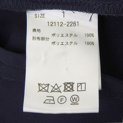 CLANE クラネ ポリエステル ノースリーブレイヤード オールインワン レディース ネイビー 1 12112-2261 オーバーオール オールインワン 1
