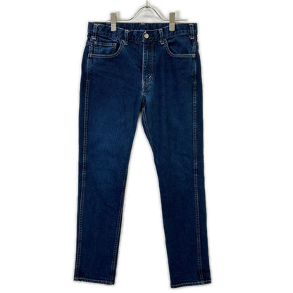 COMMEdesGARCONS HOMME コムデギャルソンオム HT-P026 17aw インディゴ カモフラウールポケット ジップフライ テーパードデニムパンツ ボトムス