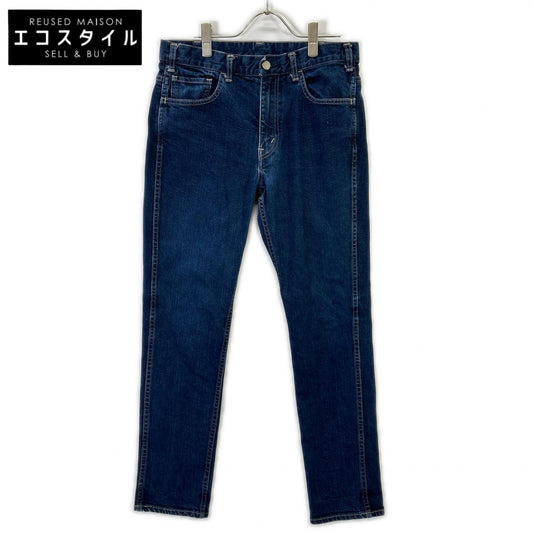 COMMEdesGARCONS HOMME コムデギャルソンオム HT-P026 17aw インディゴ カモフラウールポケット ジップフライ テーパードデニムパンツ ボトムス