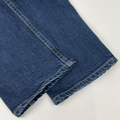 COMMEdesGARCONS HOMME コムデギャルソンオム HT-P026 17aw インディゴ カモフラウールポケット ジップフライ テーパードデニムパンツ ボトムス