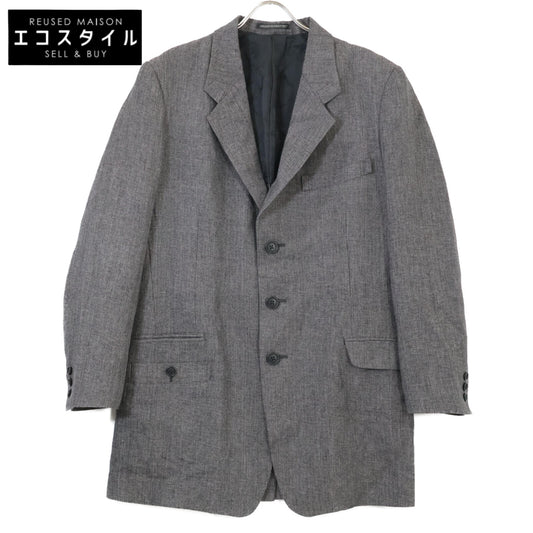 Y's for men ワイズフォーメン 25SS MP-J03-552 グレー HEATHER KHADI JACKET WITH TURN BACK COLLAR ジャケット