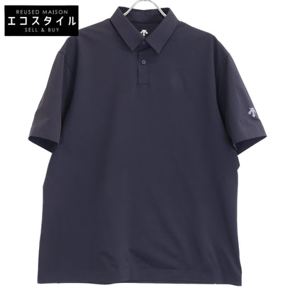DESCENTE デサント 25SS DT5SHS61M ブラック ORI-ERI/オリエリ タフタポロシャツ トップス