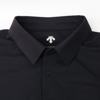 DESCENTE デサント 25SS DT5SHS61M ブラック ORI-ERI/オリエリ タフタポロシャツ トップス