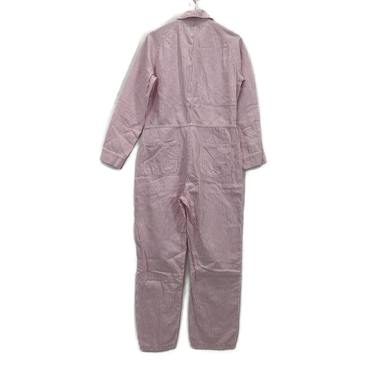 3711500033 Pink Striped Jumpsuit All-in-One Overalls All-in-One S Women's