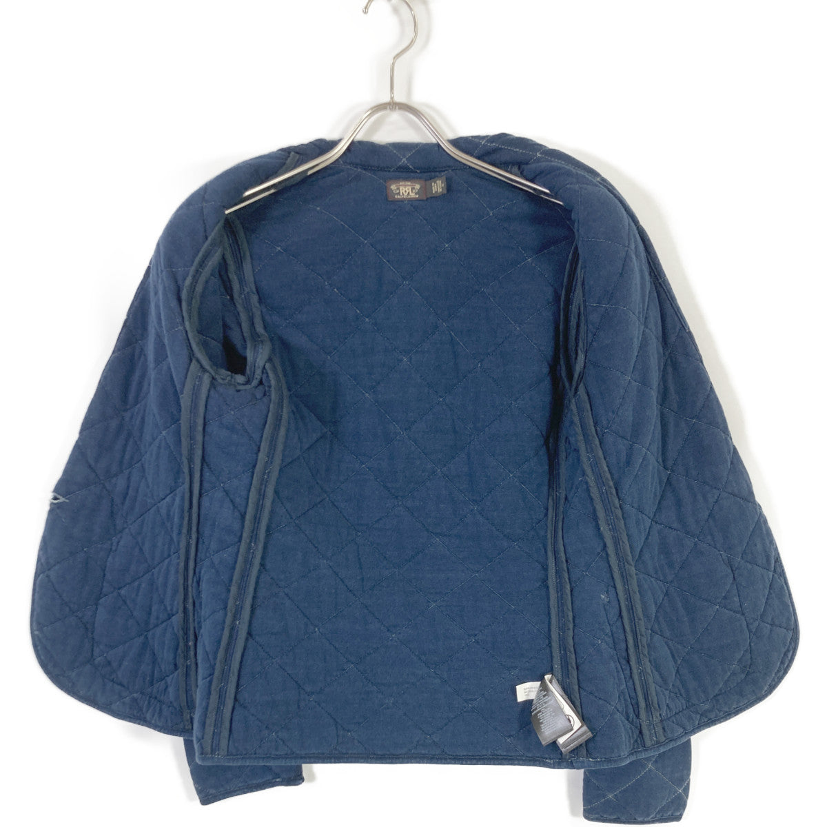 Indigo Shawl Collar Quilted Jacket - Jacket 2 Men's