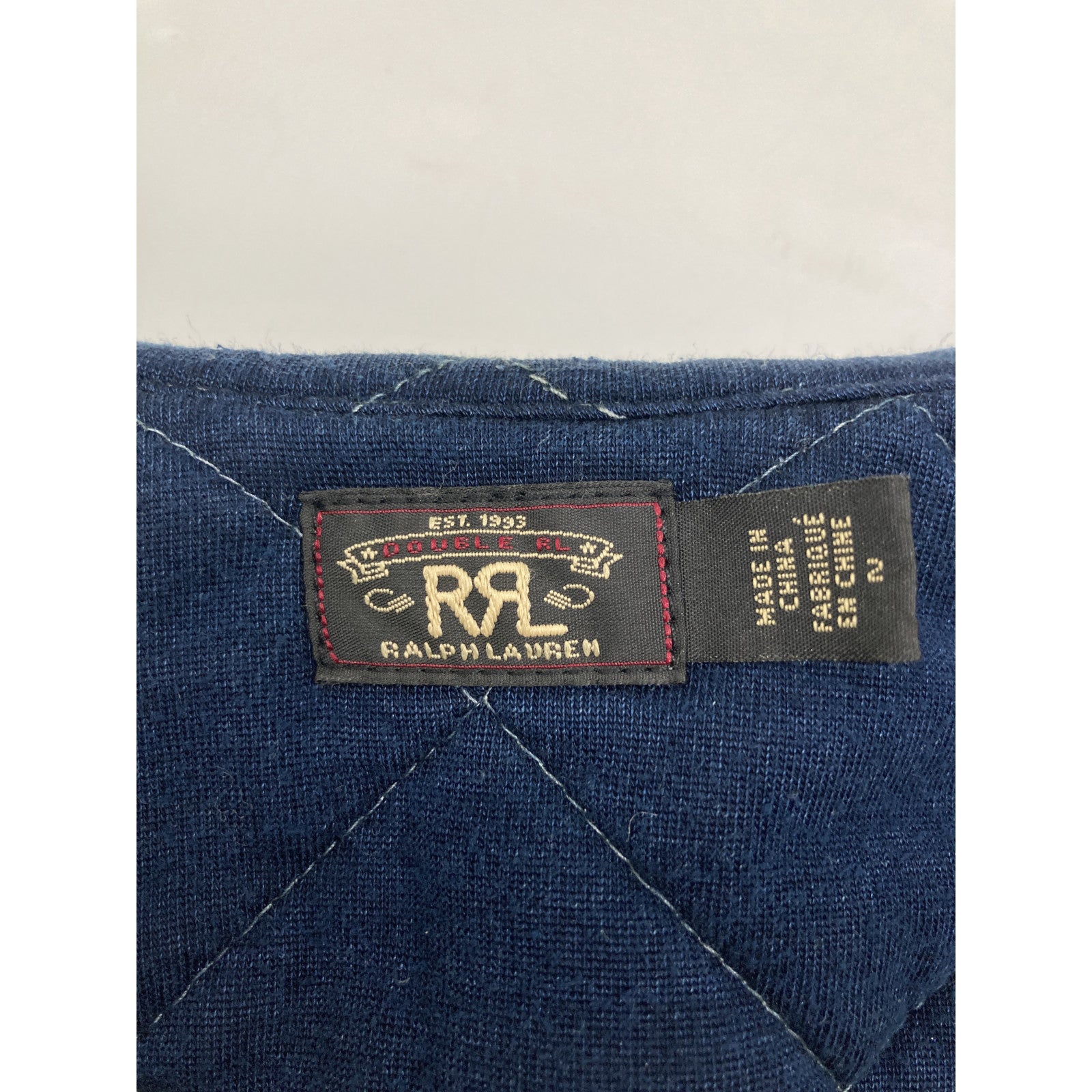 Indigo Shawl Collar Quilted Jacket - Jacket 2 Men's
