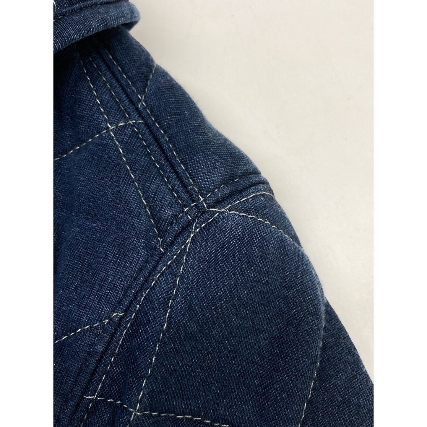 Indigo Shawl Collar Quilted Jacket - Jacket 2 Men's