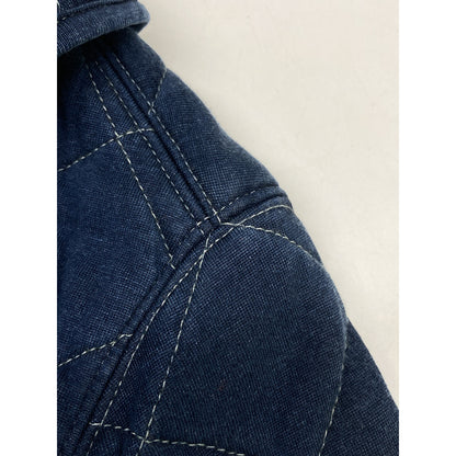 Indigo Shawl Collar Quilted Jacket - Jacket 2 Men's