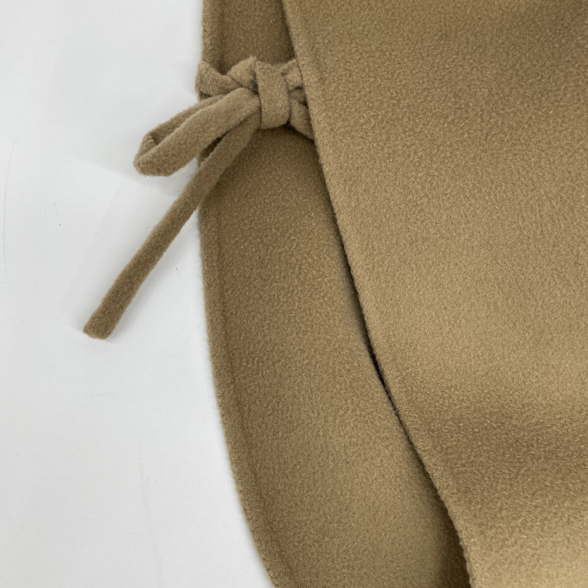 【Cucito A Mano】23AW 驼色 羊毛 GALA 连帽斗篷外套 大衣 36 女式