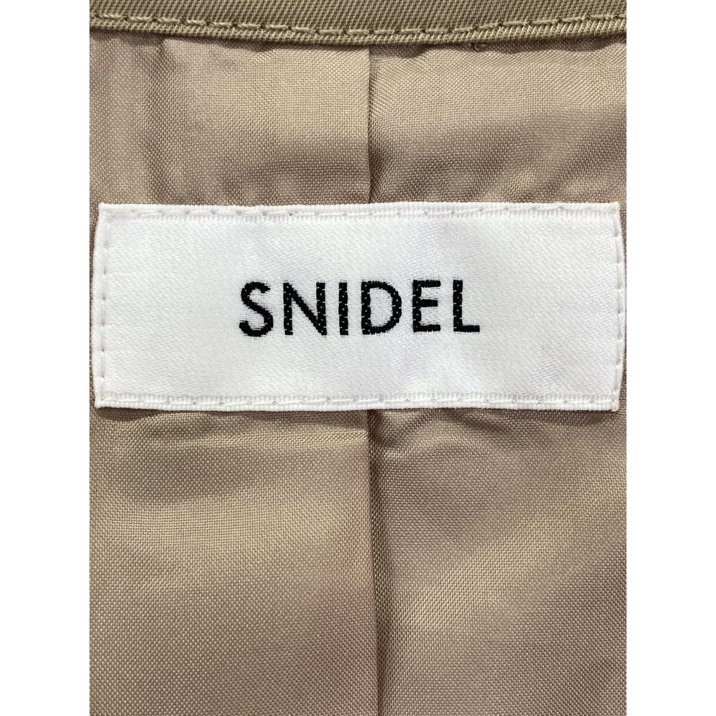 snidel スナイデル SWFC244132 ベージュ ベルテッドトレンチコート コート