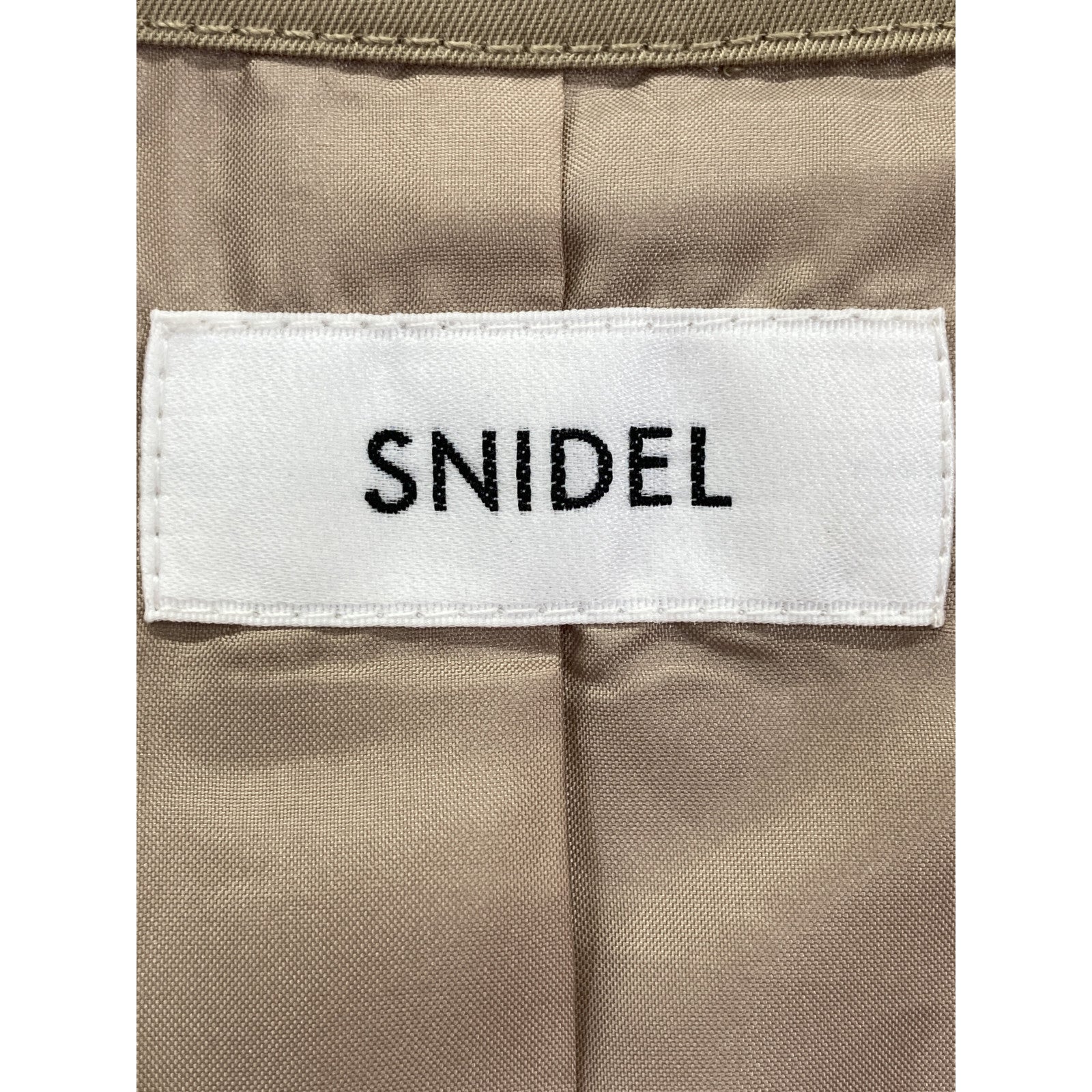 snidel スナイデル SWFC244132 ベージュ ベルテッドトレンチコート コート