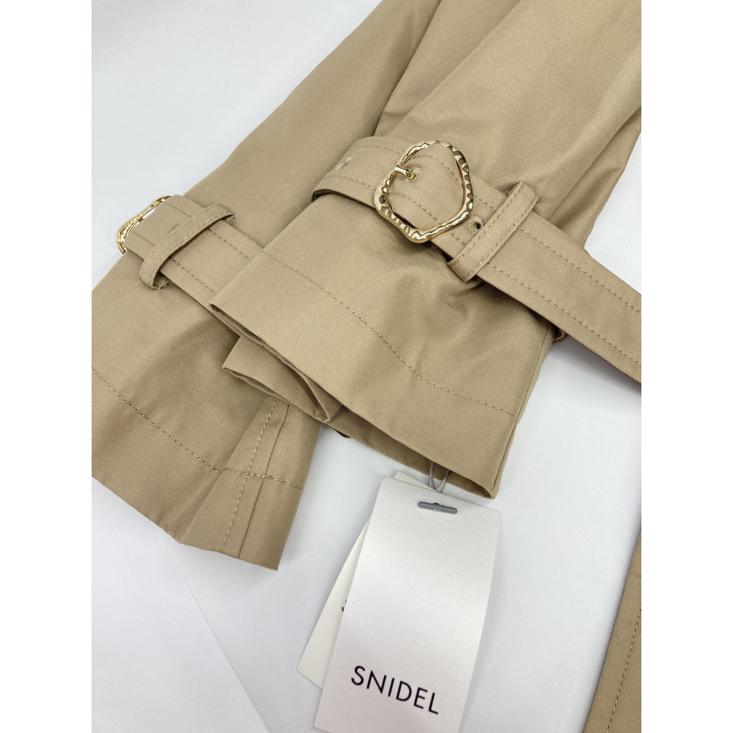 snidel スナイデル SWFC244132 ベージュ ベルテッドトレンチコート コート