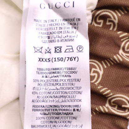 GUCCI 古驰 几乎全新 国内专柜正品 671495 双G互扣式标识 织带短款夹克 短款外套