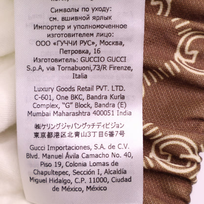 GUCCI 古驰 几乎全新 国内专柜正品 671495 双G互扣式标识 织带短款夹克 短款外套