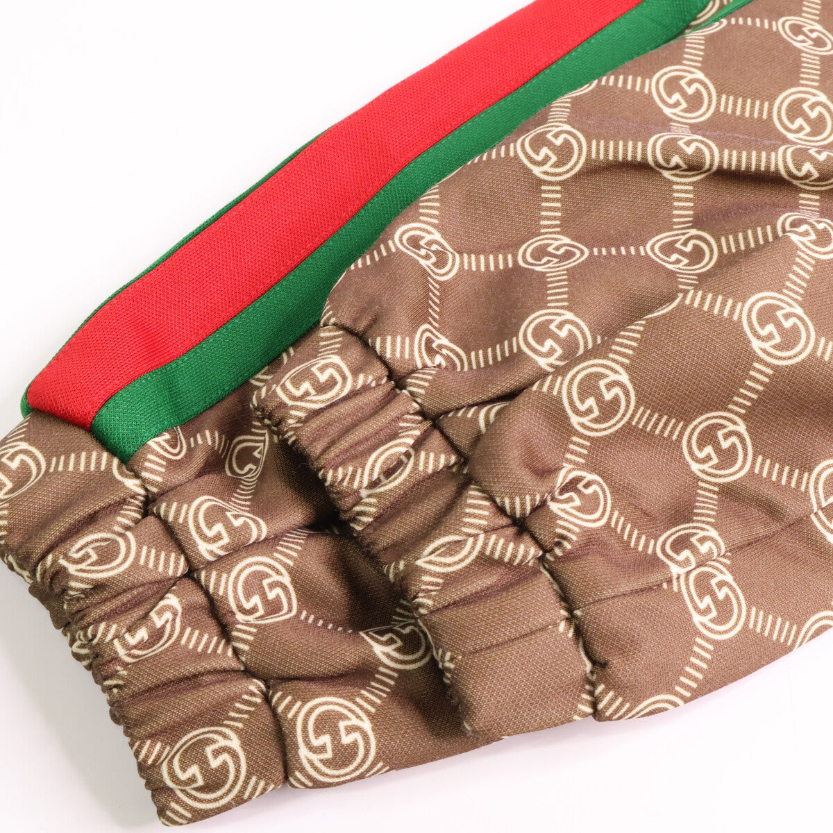 GUCCI 古驰 几乎全新 国内专柜正品 671495 双G互扣式标识 织带短款夹克 短款外套