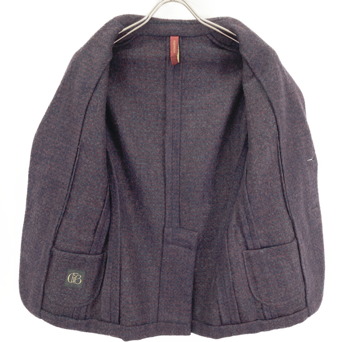 RED ALPACA WOOL 2B SINGLE JACKET Jacket 42 Men's