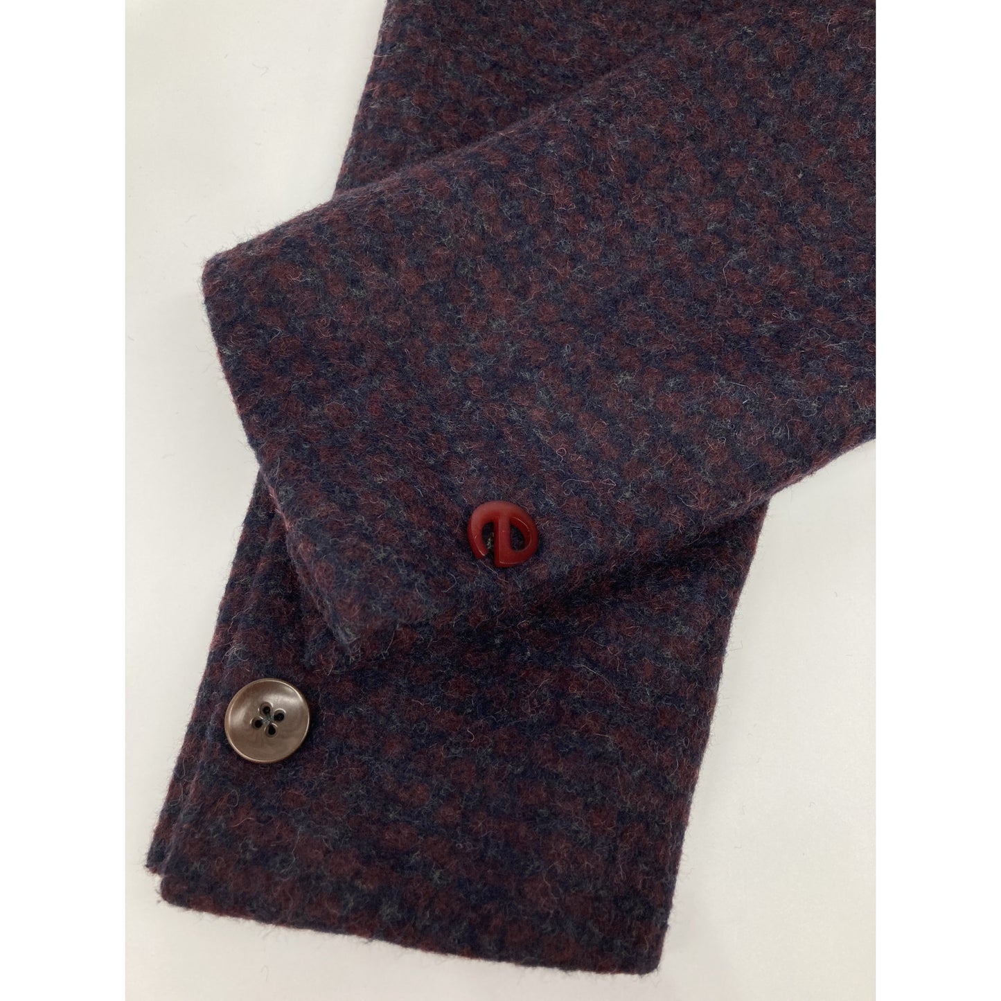 RED ALPACA WOOL 2B SINGLE JACKET Jacket 42 Men's
