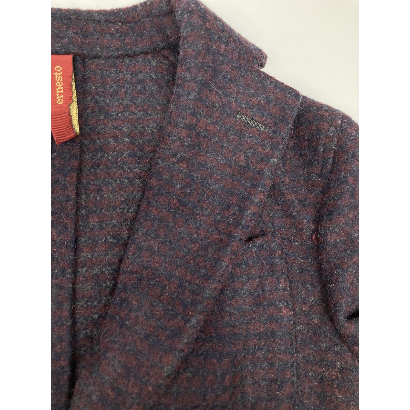 RED ALPACA WOOL 2B SINGLE JACKET Jacket 42 Men's