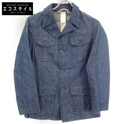 EQUIPE'70 EQUIPE'70 [Brilla Exclusive] 24-16-0224-874 Indigo Denim Safari Jacket Jacket 42 Men's