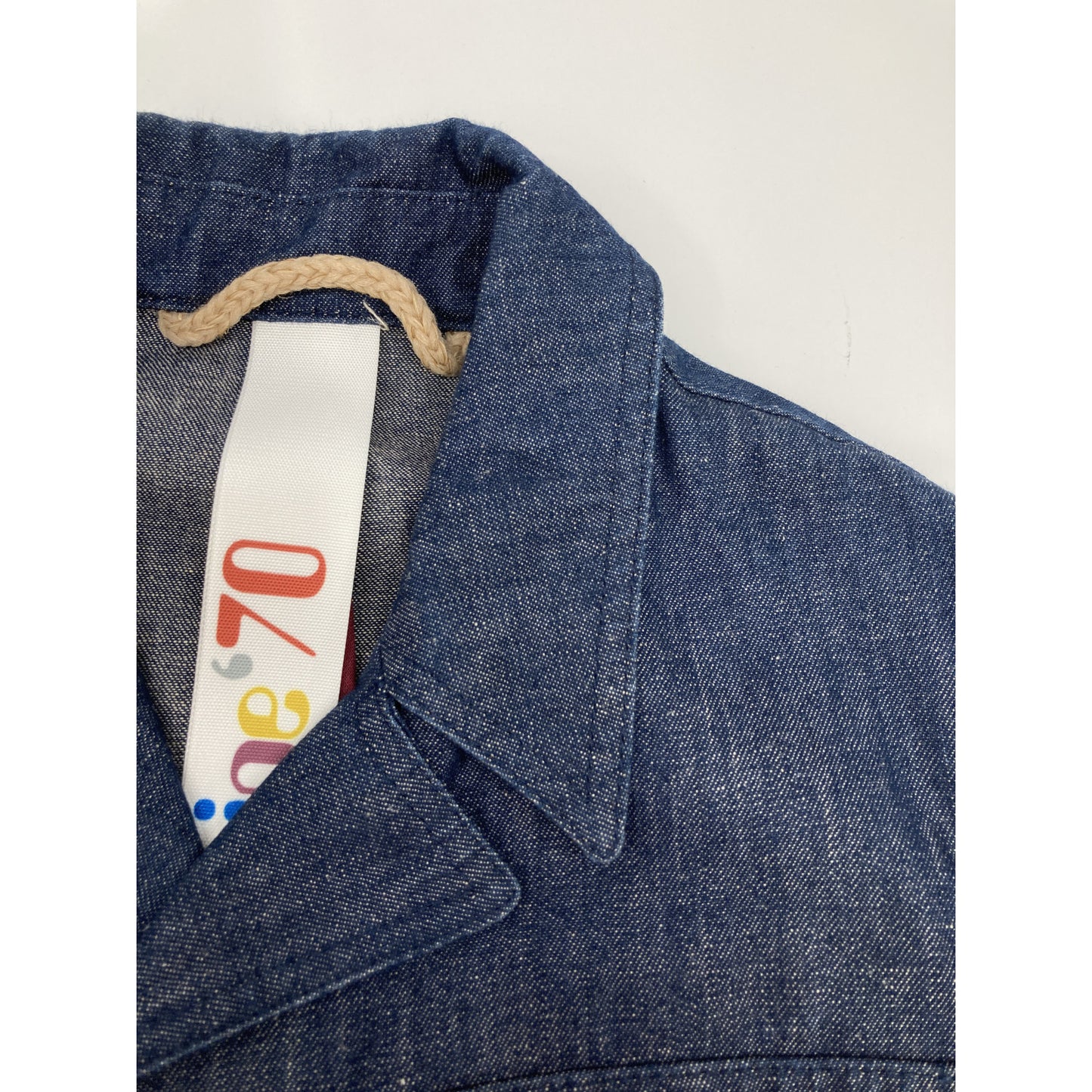 EQUIPE'70 EQUIPE'70 [Brilla Exclusive] 24-16-0224-874 Indigo Denim Safari Jacket Jacket 42 Men's