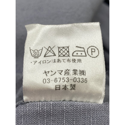 YAMMA YAMMA Navy Stripe Stand Collar Coat Not specified Men's